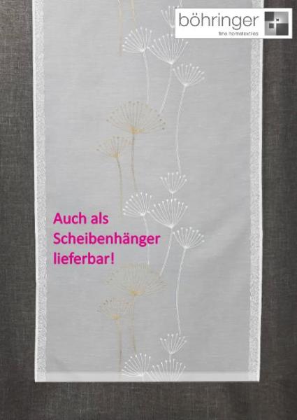 Schiebevorhang mit tollen Applikationen – und Stickerei